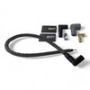 SPW300-CH-435-1 Super Mag Fiberglass-Oversleeved Spark Plug Wire Set for Small Block Chevy, Around Front [Black] - image 3