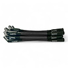 SPW300-CH-525S-1 Super Mag Fiberglass-Oversleeved Spark Plug Wire Set for GM LS Short 525 Crate, Over Valve Cover [Black] - image 1