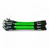 SPW300-CH-525S-8 Super Mag Fiberglass-Oversleeved Spark Plug Wire Set, GM LS Short 525 Crate, Over Valve Cover [Green] - image 1