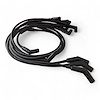 SPW300-NS-415 Super Mag Non-Sleeved Spark Plug Wire Set for Big Block Chevy, Over Valve Cover [45-Degree Plug Boot]