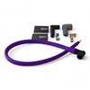 SPW300-PS-402-7 Super Mag Fiberglass-Oversleeved Spark Plug Wire Set for Small Block Chevy, Over Valve Cover [Purple] - image 3