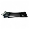SPW300-PS-525S-1 Super Mag Fiberglass-Oversleeved Spark Plug Wire Set for GM LS Short 525 Crate, Over Valve Cover [Black] - image 1