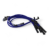 SPW300-PS-660-3 Super Mag Fiberglass-Oversleeved Spark Plug Wire Set for Small Block Dodge [Blue] - image 1