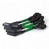 SPW300-PS-LS-S-4 Super Mag Fiberglass-Oversleeved Spark Plug Wire Set for GM LS, Standard [Green] - image 1