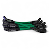 SPW300-PS-LS-T-4 Super Mag Fiberglass-Oversleeved Spark Plug Wire Set for GM LS Truck [Green] - image 1