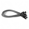 SPW-CH-23-3 High-Performance Silicone-Sleeved Spark Plug Wire Set for Ford 2.3L [Gray] - image 1