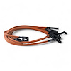 SPW-CH-428-9 High-Performance Silicone-Sleeved Spark Plug Wire Set for Big Block Ford [Fluorescent Orange] - image 1
