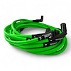 SPW-CH-525L-F-8 High-Performance Silicone-Sleeved Plug Wire Set, GM LS Long 525, Around Front Under Header [Fluorescent Green] - image 1