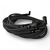 SPW-CH-525L-R-1 High-Performance Silicone-Sleeved Spark Plug Wire Set, GM LS Long 525 Crate, Around Rear Under Header [Black] - image 1