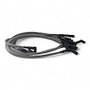 SPW-CH-660-3 High-Performance Silicone-Sleeved Spark Plug Wire Set for Small Block Dodge, Over Valve Cover [Gray] - image 1