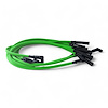 SPW-CH-660-8 High-Performance Silicone-Sleeved Spark Plug Wire Set for Small Block Dodge, Over Valve Cover [Fluorescent Green]