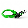 SPW-CH-690-II-8 High-Performance Silicone-Sleeved Spark Plug Wire Set for Dodge Viper (Gen-2) [Fluorescent Green] - image 1