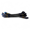 SPW-CH-7.3ZILLA-1 High-Performance Silicone-Sleeved Spark Plug Wire Set for Ford 7.3L Godzilla [Black]