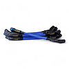 SPW-CH-7.3ZILLA-4 High-Performance Silicone-Sleeved Spark Plug Wire Set for Ford 7.3L Godzilla [Blue]