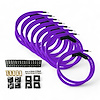 SPW-CH-K45-6 DIY High-Performance Silicone-Sleeved Spark Plug Wire Set, 45-Degree Boot [Purple] - image 1