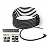 SPW-CH-K90-1 DIY High-Performance Silicone-Sleeved Spark Plug Wire Set, 90-Degree Boot [Black] - image 1