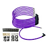 SPW-CH-K90-6 DIY High-Performance Silicone-Sleeved Spark Plug Wire Set, 90-Degree Boot [Purple] - image 1