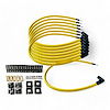 SPW-CH-K90-7 DIY High-Performance Silicone-Sleeved Spark Plug Wire Set, 90-Degree Boot [Yellow] - image 1