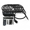 SPW-CH-LSRELO-1 DIY High-Performance Silicone-Sleeved Spark Plug Wire Set, GM LS [Black] - image 1