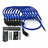 SPW-CH-LSRELO-4 DIY High-Performance Silicone-Sleeved Spark Plug Wire Set, GM LS [Blue] - image 1