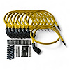 SPW-CH-LSRELO-7 DIY High-Performance Silicone-Sleeved Spark Plug Wire Set, GM LS [Yellow] - image 1