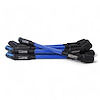 SPW-CH-LS-T-4 High-Performance Silicone-Sleeved Spark Plug Wire Set for GM LS Truck, [Blue] - image 1