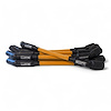SPW-CH-LS-T-5 High-Performance Silicone-Sleeved Spark Plug Wire Set for GM LS Truck, [Orange] - image 1