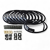 SPW-NS-K45 DIY High-Performance Non-Sleeved Spark Plug Wire Set for DIY Sets [45-Degree Plug Boot] - image 1