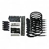 SPW-NS-LSRELO DIY High-Performance Non-Sleeved Spark Plug Wire Set for DIY Sets [45-Degree GM LS Coil] - image 1