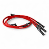 SPW-PS-23-2 High-Performance Fiberglass-Oversleeved Spark Plug Wire Set for Ford 2.3L [Red] - image 1