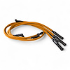SPW-PS-23-6 High-Performance Fiberglass-Oversleeved Spark Plug Wire Set for Ford 2.3L [Orange] - image 1