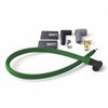 SPW-PS-407-4 High-Performance Fiberglass-Oversleeved Spark Plug Wire Set for Small Block Chevy, Under Header [Green] - image 2