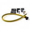 SPW-PS-407-5 High-Performance Fiberglass-Oversleeved Spark Plug Wire Set for Small Block Chevy, Under Header [Yellow] - image 2