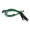SPW-PS-421-4 High-Performance Fiberglass-Oversleeved Spark Plug Wire Set for Small Block Chevy, Over Valve Cover [Green] - image 1