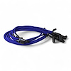SPW-PS-426-3 High-Performance Fiberglass-Oversleeved Spark Plug Wire Set for Small Block Ford, Over Valve Cover [Blue] - image 1