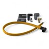 SPW-PS-430-6 High-Performance Fiberglass-Oversleeved Spark Plug Wire Set for Big Block Ford, Under Header [Orange] - image 3