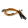 SPW-PS-660-6 High-Performance Fiberglass-Oversleeved Spark Plug Wire Set for Small Block Dodge [Orange] - image 1