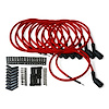 SPW-PS-LSRELO-2 DIY High-Performance Fiberglass-Oversleeved Spark Plug Wire Set for DIY Kits, GM LS [Red] - image 1
