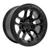 DF01 Wheel, Fits Select Jeep Wrangler/Gladiator, Size: 17" x 8", Bolt Pattern: 5 x 5" [Finish: Satin Black]