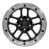 DF01 Wheel, Fits Select Jeep Wrangler/Gladiator, Size: 17" x 8", Bolt Pattern: 5 x 5" [Finish: Gloss Black] - image 2