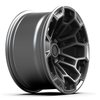 9511458 DF03 Wheel 6x5.5 18x9 ET -12 [Satin Black w/ Dark Satin Charcoal Trim] - image 2