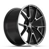 DF09 Wheel, Fits Select BMW, Size: 20" x 10", Bolt Pattern: 5 x 120 mm [Finish: Black Machined w/Tinted Clear] - image 2