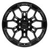 DF03-20090-6550-12B DF03 Wheel [Size: 20"x9"] Gloss Black Finish - image 2
