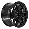 DF03-18090-6550-12B DF03 Wheel [Size: 18"x9"] Gloss Black Finish