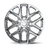 DF17C Wheel [Size: 20"x9"] for 2004-2025 Ford F-150, 2003-2025 Ford Expedition & Lincoln Navigator, 6 x 135 mm, Chrome Finish