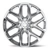 DF17C Wheel [Size: 22"x9"] for 2004-2025 Ford F-150, 2003-2025 Ford Expedition & Lincoln Navigator, 6 x 135 mm, Chrome Finish