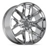 DF17C Wheel [Size: 22"x9"] for 2004-2025 Ford F-150, 2003-2025 Ford Expedition & Lincoln Navigator, 6 x 135 mm, Chrome Finish - image 2