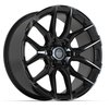 DF18C Wheel [Size: 22"x9"] for 2004-2025 Ford F-150, Expedition & Lincoln Navigator, 6 x 135 mm, Gloss Black Finish - image 2