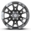 DF04 Wheel [Size: 20"x9"] for 2004-2025 Ford F-150, Expedition & Lincoln Navigator, 6 x 135 mm, Satin Gunmetal Finish