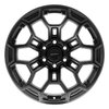 DF03-20090-6550-12B1G1 DF03 Wheel [Size: 20"x9"] Satin Black w/Satin Charcoal Finish - image 2